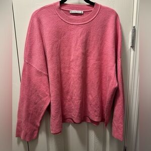 Abercrombie & Fitch Pink Crew Neck Sweater